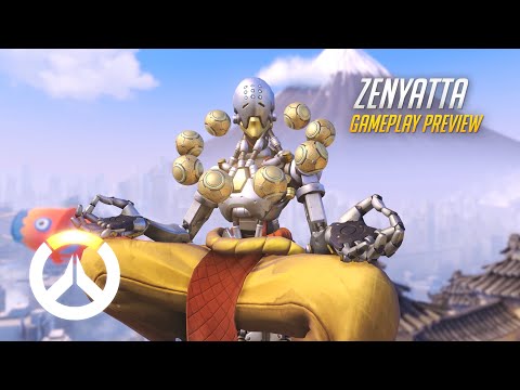 Zenyatta Gameplay Preview | Overwatch | 1080p HD, 60 FPS